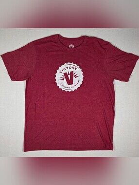 Men's Red Graphic Tee - Victory Brewing